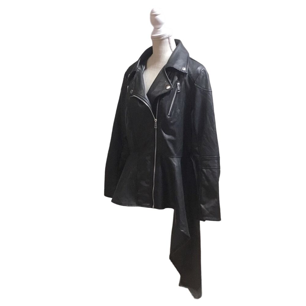 Ashley Stewart Vegan Leather Jacket